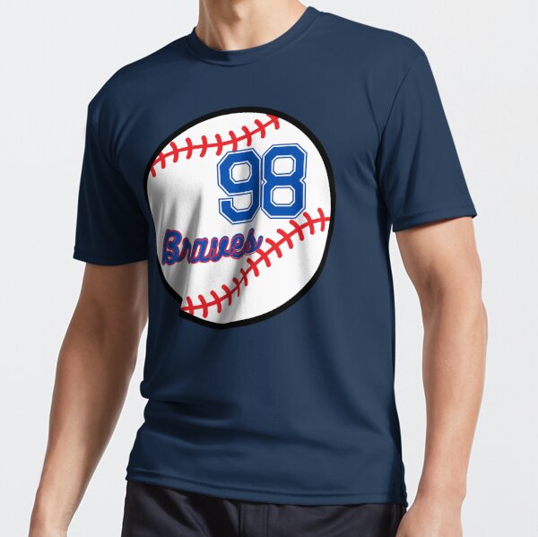 98 Braves Active T-Shirt for Sale by Grayce King