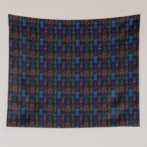 Item preview, Ultimate Lofi Synthwave EDM Rave Vibrant Festival Pattern designed and sold by PaintLabs.