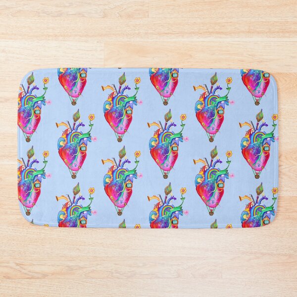 Item preview, Colorful Whimsical Childhood Heart designed and sold by Deborah Camp.