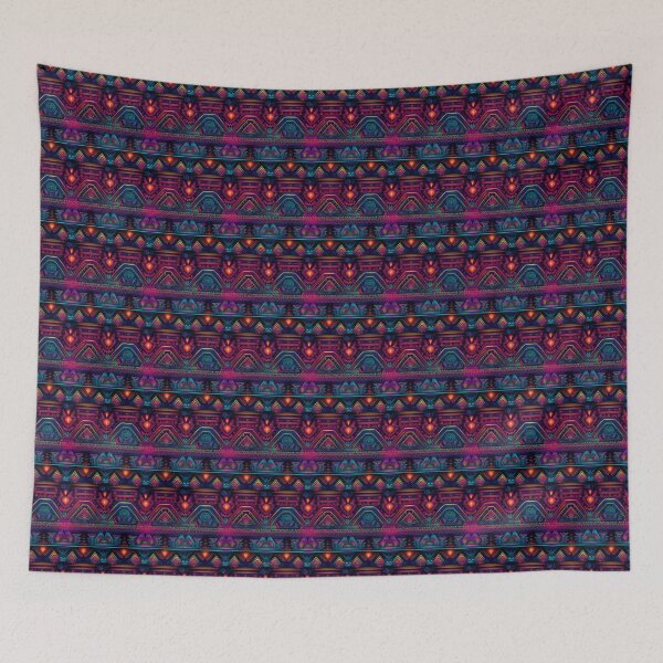 Item preview, Ultimate Lofi Synthwave EDM Rave Vibrant Festival Pattern designed and sold by PaintLabs.