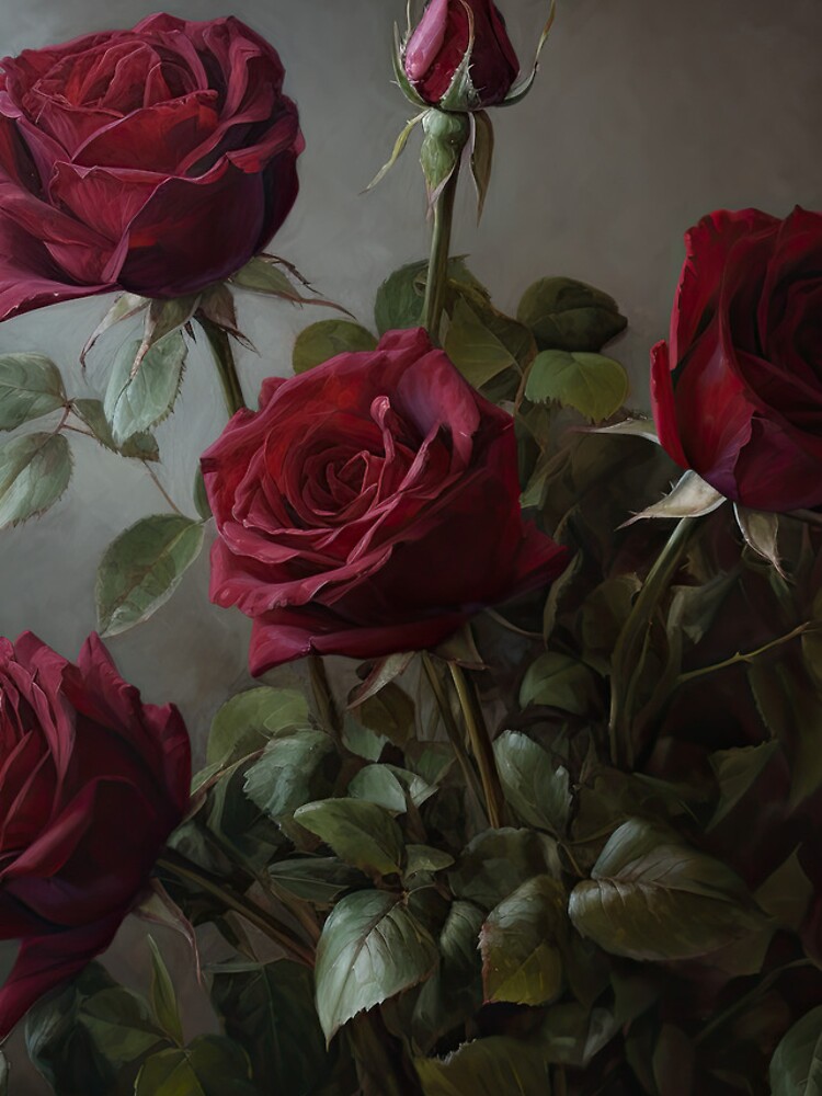 Thumbnail 4 of 4, iPhone Case, Deep Red Roses  designed and sold by brandonv111.
