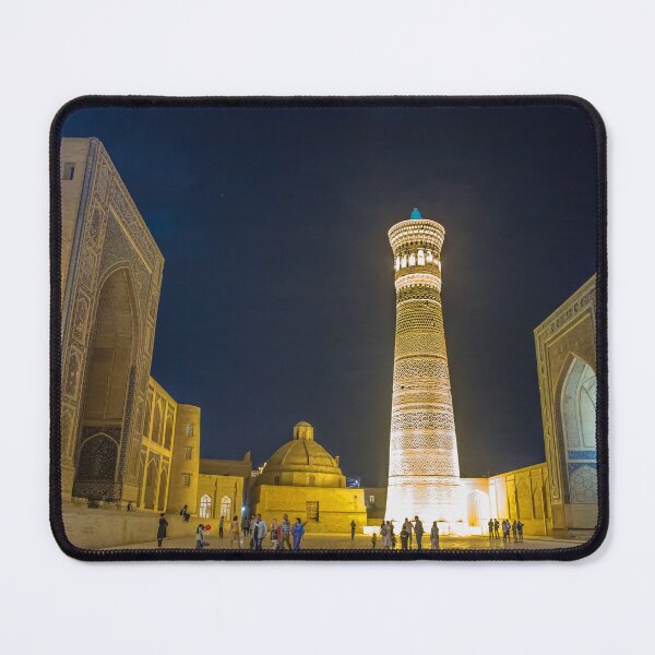 Item preview, Uzbekistan. Bukhara. Main Squire with Kalyan Minaret. Night. designed and sold by vadim19.