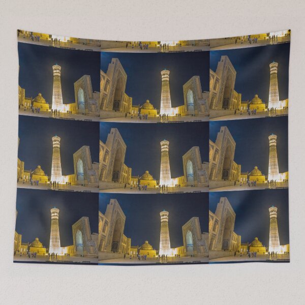 Item preview, Uzbekistan. Bukhara. Main Squire with Kalyan Minaret. Night. designed and sold by vadim19.
