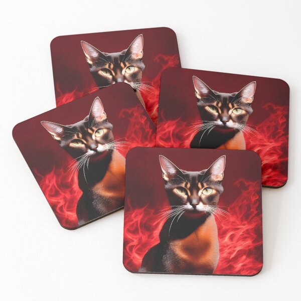 Item preview, Abyssinian Cat Print 1 designed and sold by atangerprints.