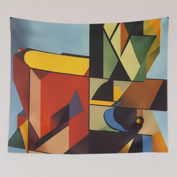Item preview, Cubist Abstract designed and sold by The Bubble 1307.
