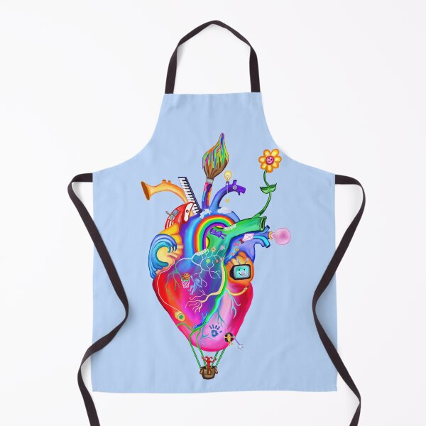 Item preview, Colorful Whimsical Childhood Heart designed and sold by Deborah Camp.