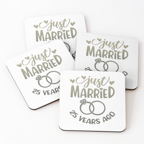 Item preview, Just Married 25 Years Ago designed and sold by franktact.