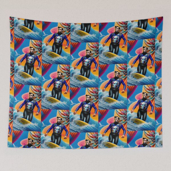 Item preview, Honest Abe hits the Waves designed and sold by positiveimages.