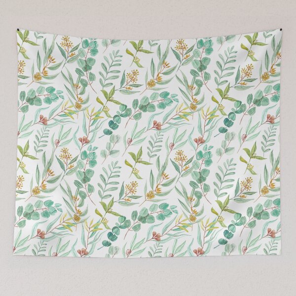 Item preview, Green Eucalyptus Leaves with Gum Nuts designed and sold by Jaydee001.