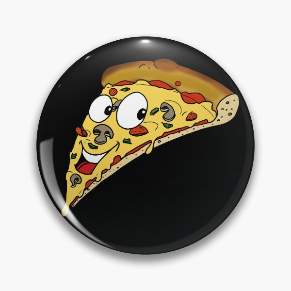 Item preview, Appetizing cartoon pizza slice designed and sold by Galfi.