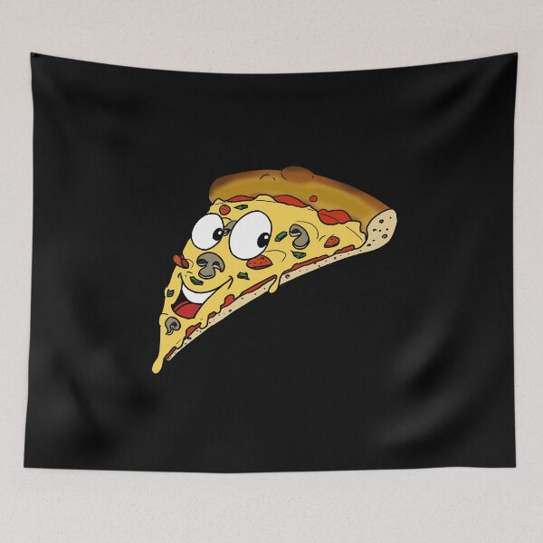 Item preview, Appetizing cartoon pizza slice designed and sold by Galfi.