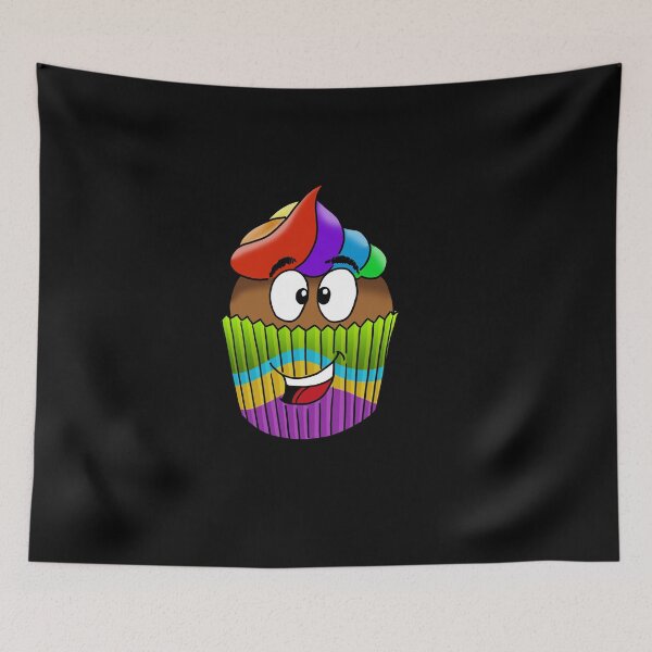 Item preview, Appetizing cartoon cupcake designed and sold by Galfi.