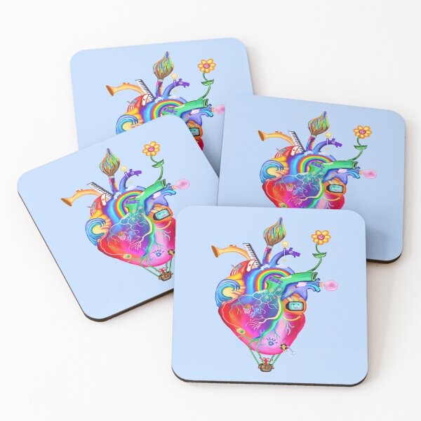 Item preview, Colorful Whimsical Childhood Heart designed and sold by Deborah Camp.
