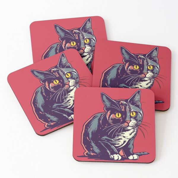 Item preview, Cat with Curious Eyes Cartoon Style designed and sold by Arncil.