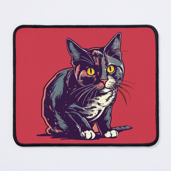 Item preview, Cat with Curious Eyes Cartoon Style designed and sold by Arncil.