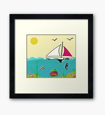 Gavin - original artwork to personalize your gift Framed Print