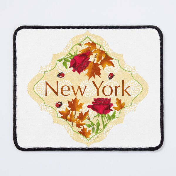 Item preview, New York State Rose Ladybug Sugar Maple | Sticker, Mug, Journal, Cup designed and sold by JourneyHomeMade.