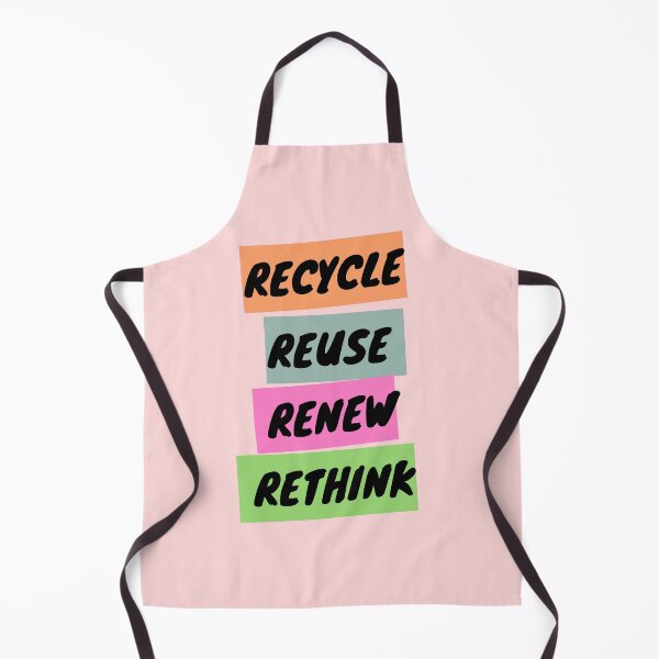 Aperçu de l'œuvre Recycler Réutiliser Renouveler Repenser Crisis Environmental Activism 2023 cadeaux créée et vendue par Stickers Designer.