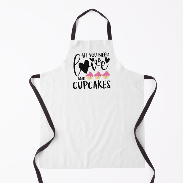 Item preview, Funny Quote "All you need is love and cupcakes" Kitchen Designed Apron designed and sold by Hearts Of Appalachia.