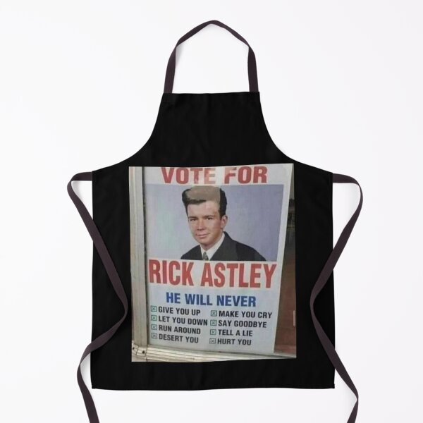 Item preview, Vote for Rick Astley meme designed and sold by Thehuskysshop.