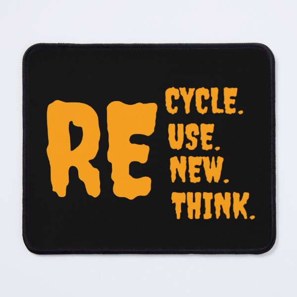 Item preview, Recycle Reuse Renew Rethink Crisis Environmental Activism designed and sold by Pyro-Store.