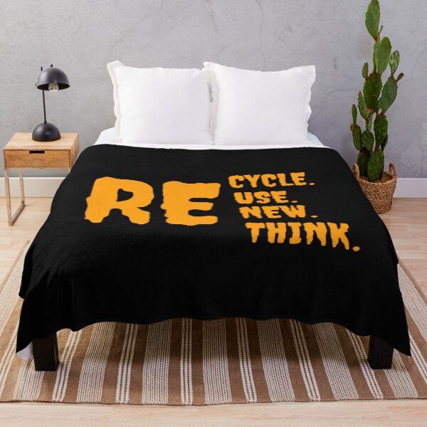 Item preview, Recycle Reuse Renew Rethink Crisis Environmental Activism designed and sold by Pyro-Store.
