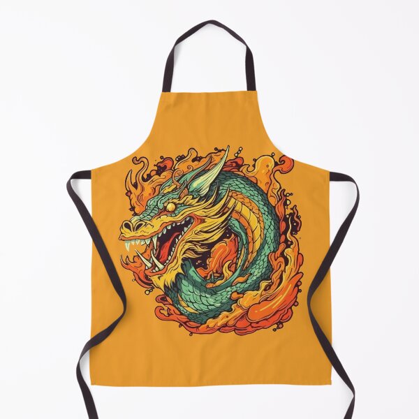 Item preview, Chinese Dragon Fire Aura Cartoon Style designed and sold by Arncil.