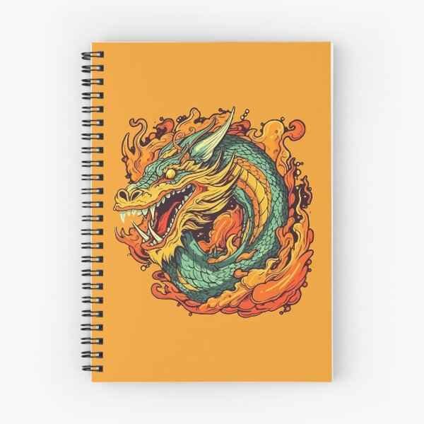 Item preview, Chinese Dragon Fire Aura Cartoon Style designed and sold by Arncil.
