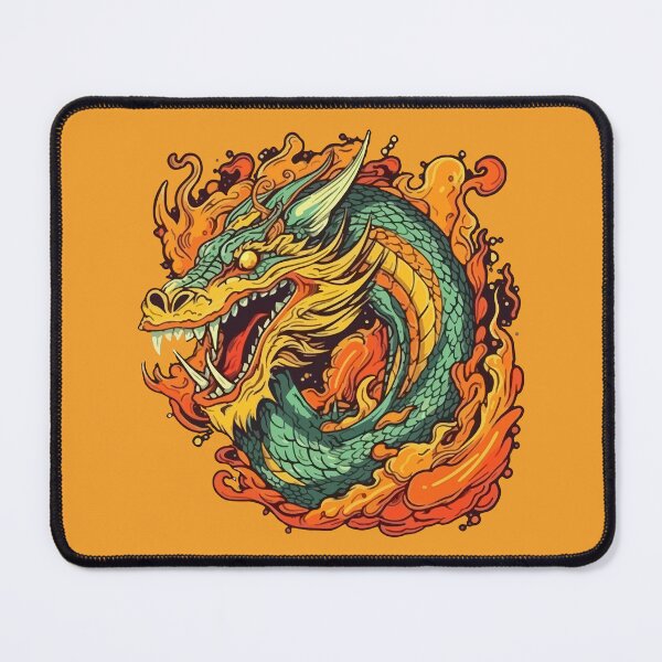 Item preview, Chinese Dragon Fire Aura Cartoon Style designed and sold by Arncil.