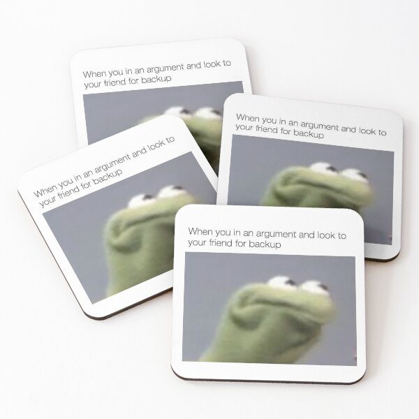 Item preview, When you look at you friend for backup meme designed and sold by Thehuskysshop.