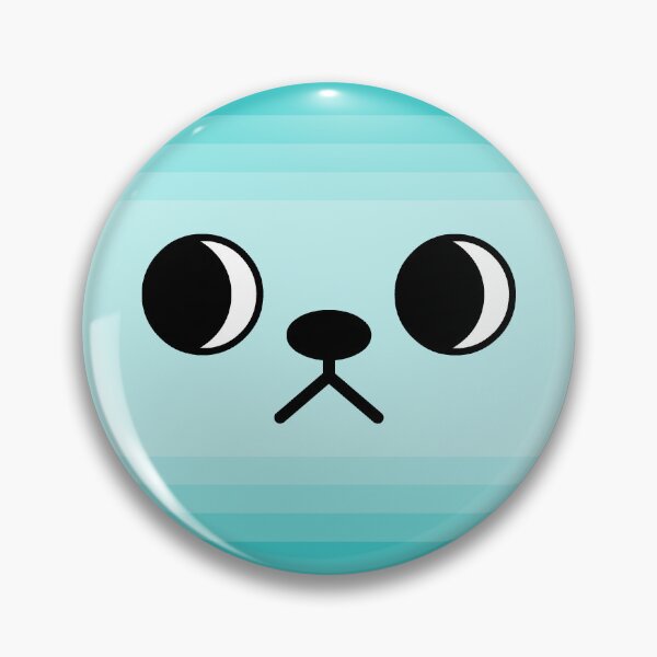 Item preview, Funny face 1 (cyan) designed and sold by SugarLars.