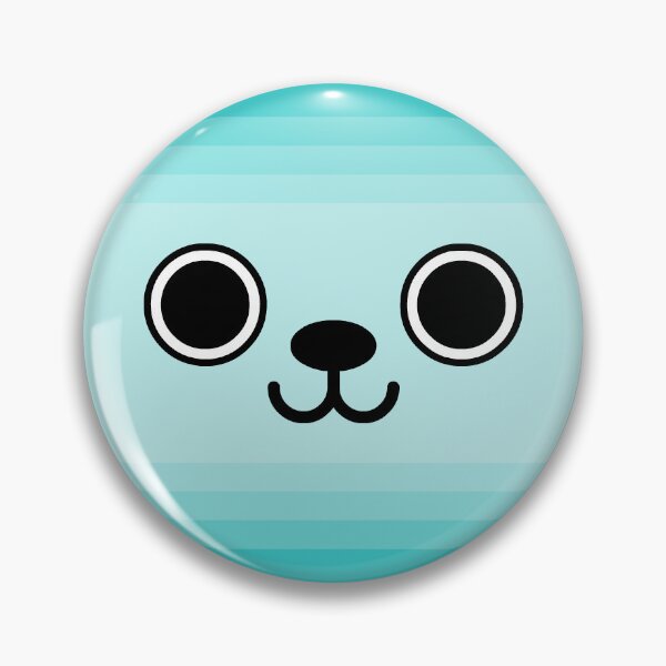 Item preview, Funny face 2 (cyan) designed and sold by SugarLars.
