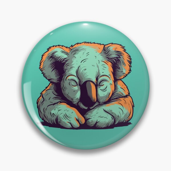 Item preview, Fluffy Koala Napping Cartoon Style designed and sold by Arncil.