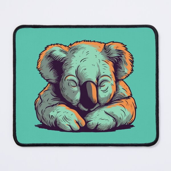 Item preview, Fluffy Koala Napping Cartoon Style designed and sold by Arncil.