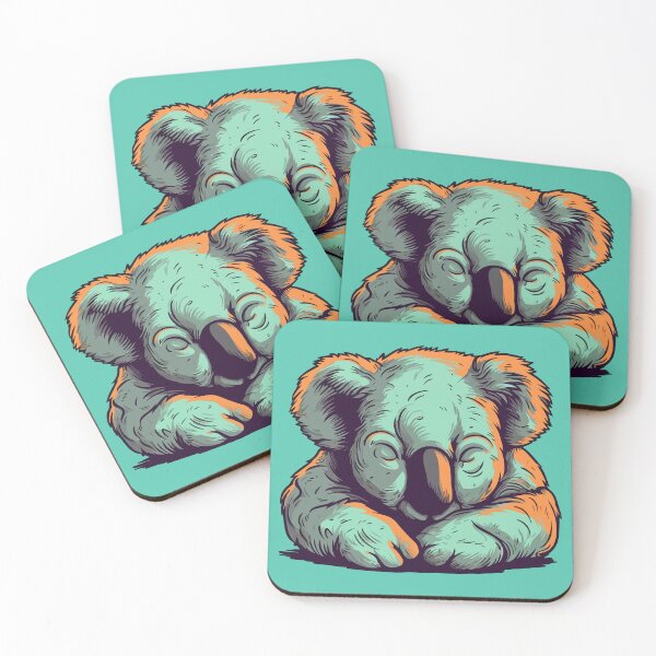 Item preview, Fluffy Koala Napping Cartoon Style designed and sold by Arncil.