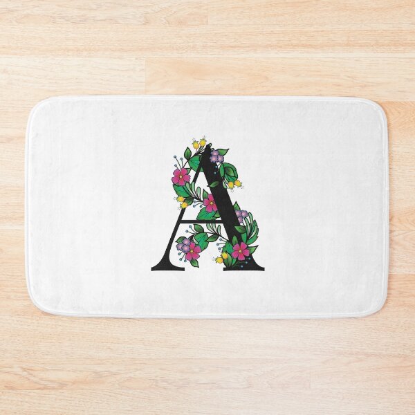 Item preview, Fancy Vibrant Floral Letter A designed and sold by CritterandBloom.