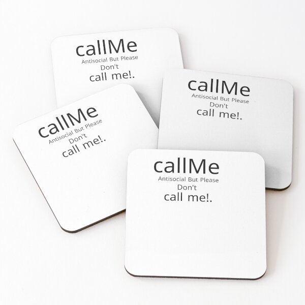 Item preview, Call Me Antisocial But Please Don't Call Me designed and sold by ahmedshalan.