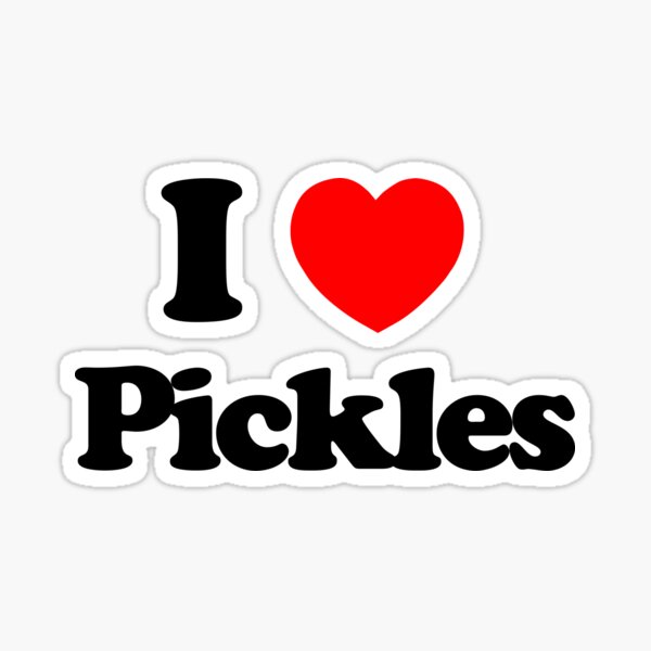 Item preview, I heart pickles !!!!! designed and sold by Kewpietime.