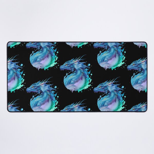 Item preview, Water Elemental Dragon Watercolor designed and sold by Art-by-Aelia.