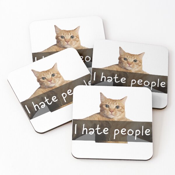 Item preview, I hate people  designed and sold by fattim3.