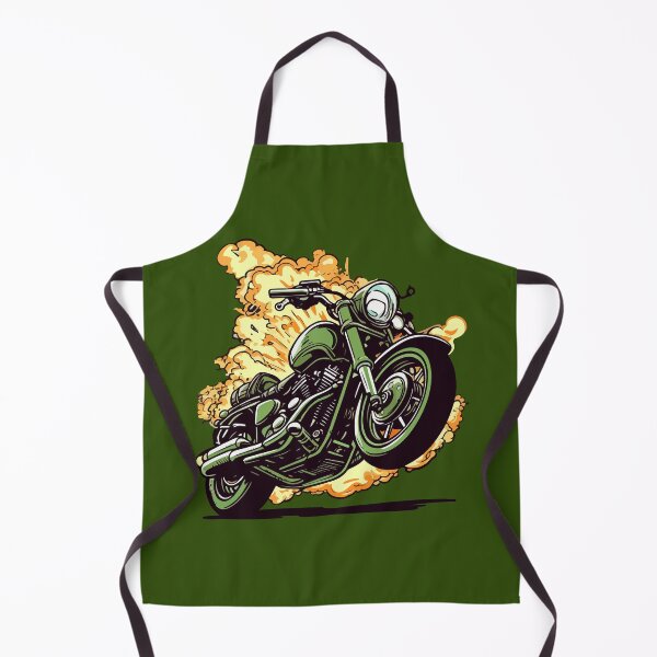 Item preview, Cool Motorcycle Revving Up Cartoon Style designed and sold by Arncil.