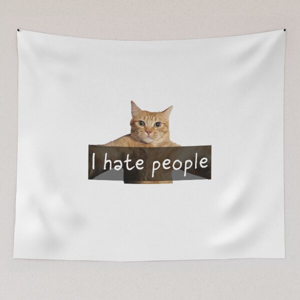 Item preview, I hate people  designed and sold by fattim3.