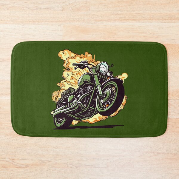 Item preview, Cool Motorcycle Revving Up Cartoon Style designed and sold by Arncil.