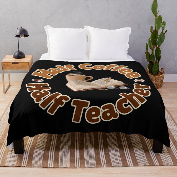 Item preview, half coffee half teacher designed and sold by TeyMank.
