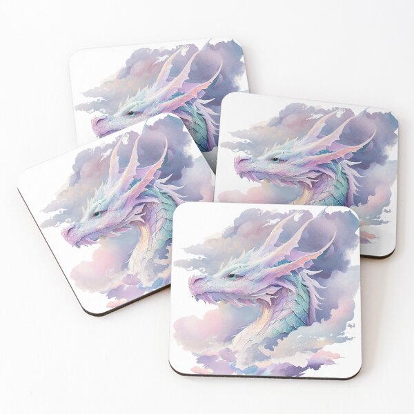 Item preview, Air Elemental Dragon Watercolor designed and sold by Art-by-Aelia.