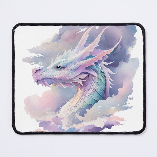 Item preview, Air Elemental Dragon Watercolor designed and sold by Art-by-Aelia.
