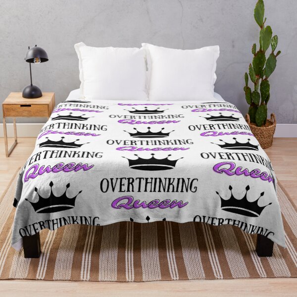 Item preview, Overthinking Queen | Black&Purple designed and sold by BabyyPiscess99.