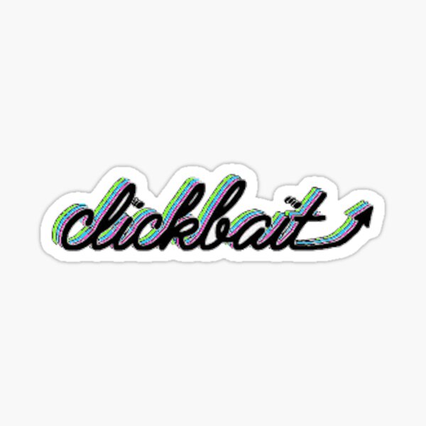 David Dobrik Clickbait Colorful Sticker