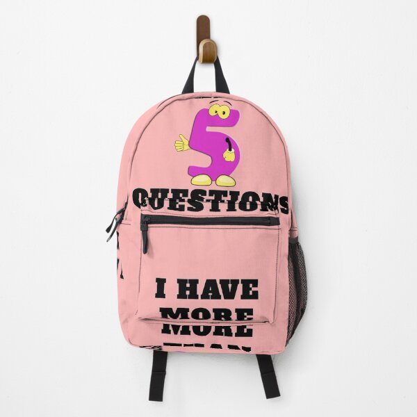 Item preview, I Have More Than five Questions designed and sold by RendoRed.