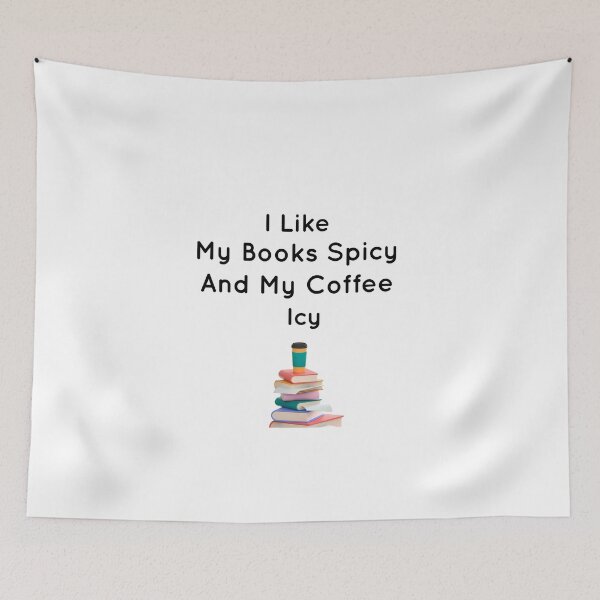 Item preview, I Like My Books Spicy And My Coffee Icy designed and sold by Ounistore.